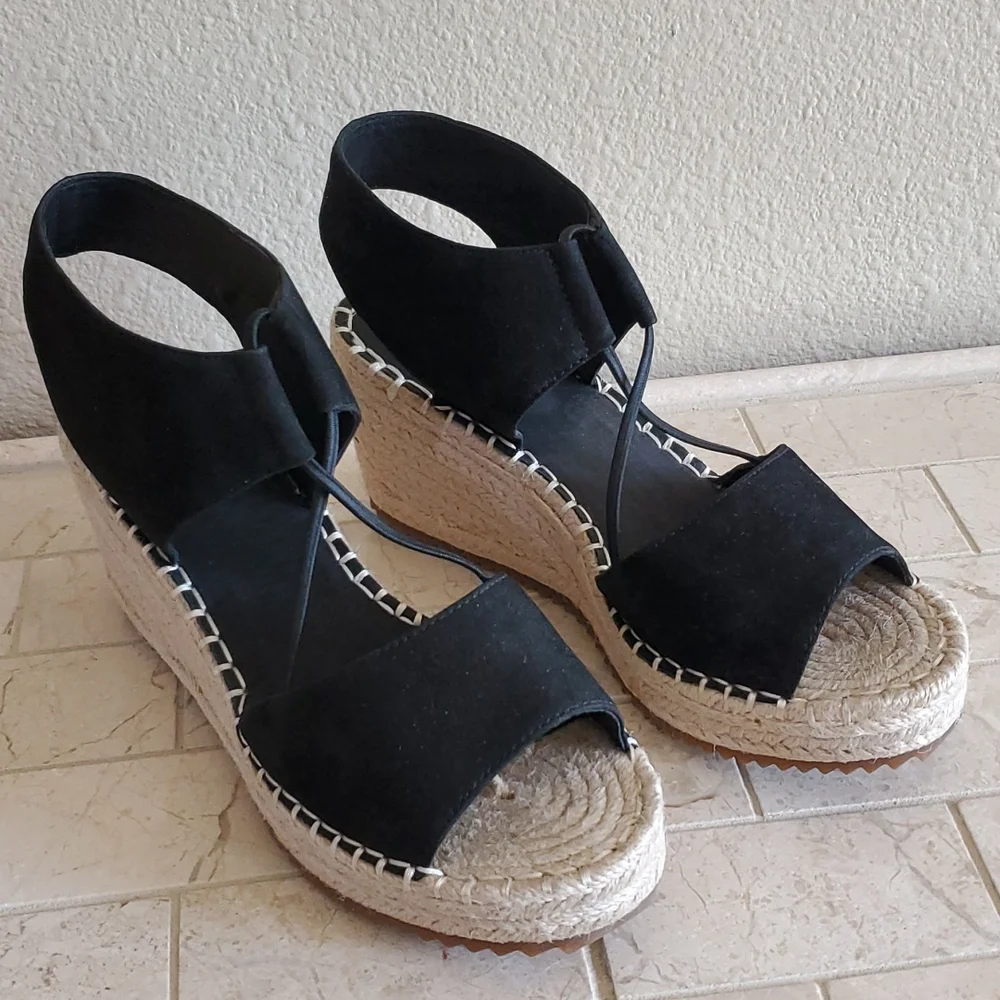 NEW Eileen Fisher Espadrille Sandals - Picture 2 of 8